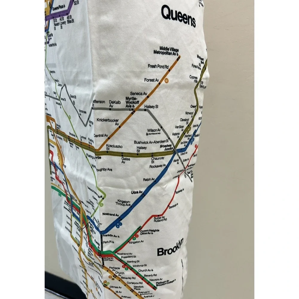 New‎ York City Subway Map APRON NWOT